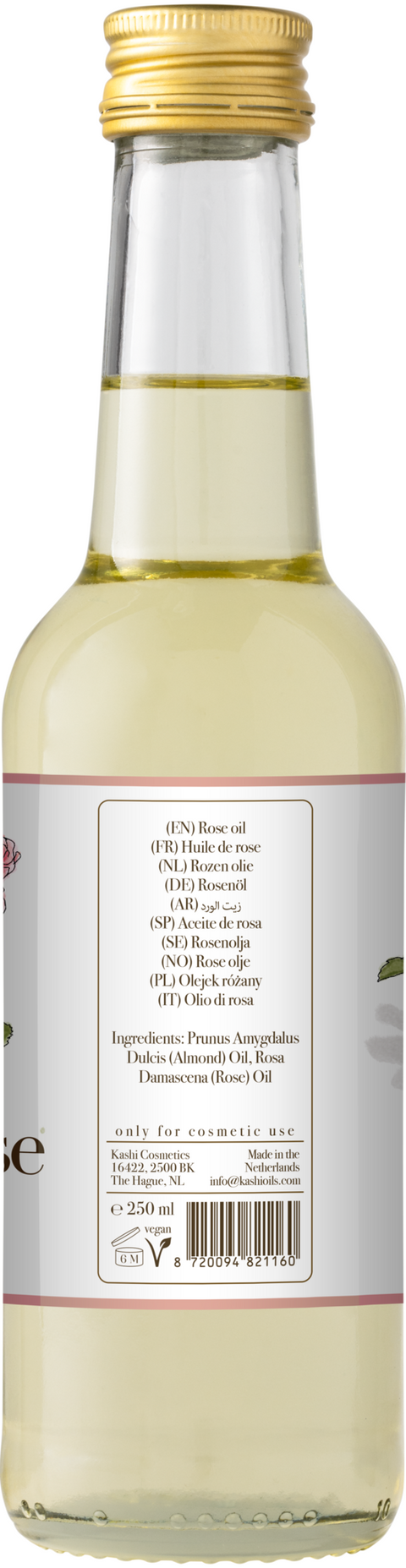 KASHI 100% NATURAL ROSE OIL 250 ML